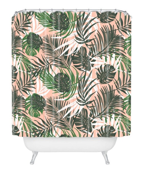 Tropical Hideaway Shower Curtain, Bathroom Decor with Island Charm | shower curtains - Image 2