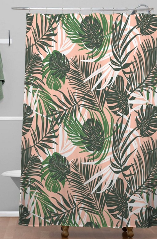 Tropical Hideaway Shower Curtain, Bathroom Decor with Island Charm | shower curtains - Image 3