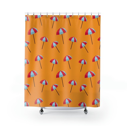 Tropical Umbrella Shower Curtain - Bring Paradise to Your Bath - Image 2