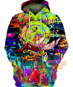Troublous Abstract 3D Printed All Over Custom Hoodie