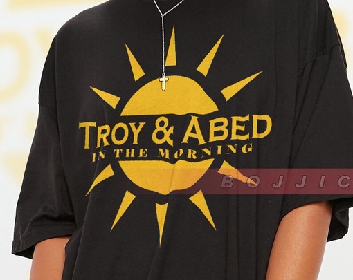 Troy and Abed In The Morning Shirt - Classic Sitcom Tee for Fans - Image 2