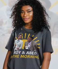 Troy and Abed Morning Show Minimalist Movie Shirt for Men