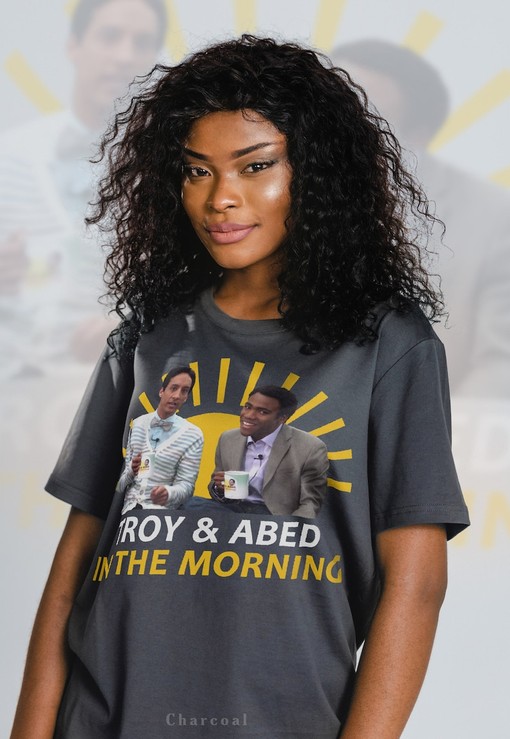 Troy and Abed Morning Show Minimalist Movie Shirt for Men
