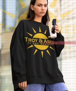 Troy and Abed Morning Tee - Comfy Sweatshirt for TV Seris Fans