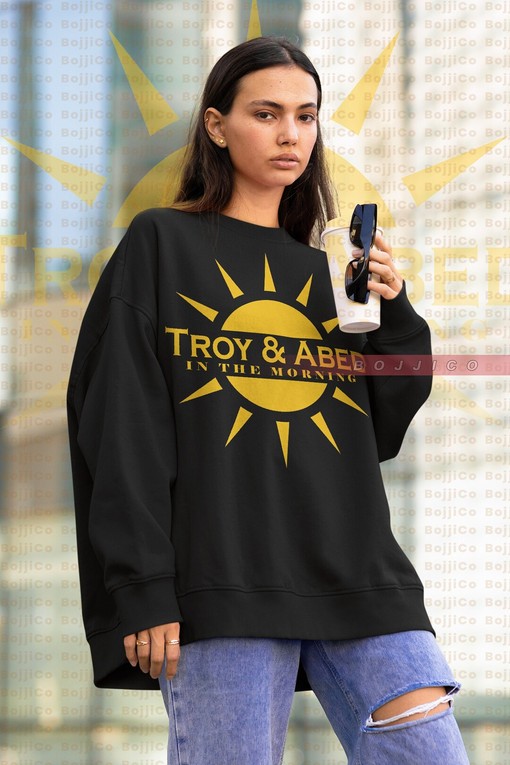Troy and Abed Morning Tee - Comfy Sweatshirt for TV Seris Fans