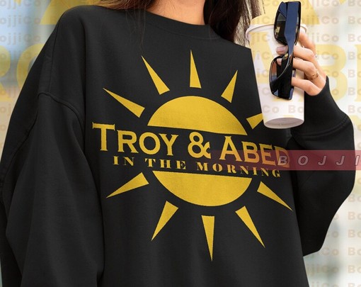 Troy and Abed Morning Tee - Comfy Sweatshirt for TV Seris Fans - Image 4
