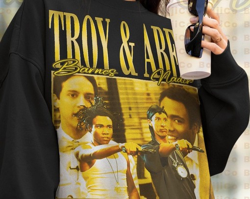Troy and Abed in the Morning Tee, Vintage Shirt for Community Fans, Senor Ben T-Shirt - Image 4
