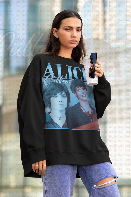 Twilight Saga Alice Cullen Sweatshirt, Vintage 90's Movie Night Sweater - Movie Shirts for Women