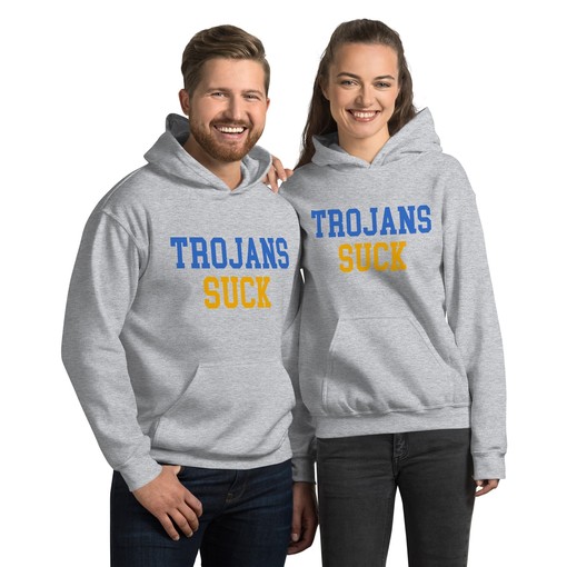 UCLA vs. Trojans Rivalry Kisser Hoodie Sweatshirt - Sport Shirts Girls - Image 3