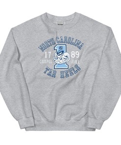 UNC Chapel Hill Vintage 1780 Logo Crewneck Sweatshirt - UNC Sweatshirt for Men