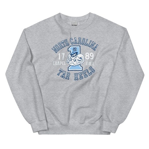 UNC Chapel Hill Vintage 1780 Logo Crewneck Sweatshirt - UNC Sweatshirt for Men