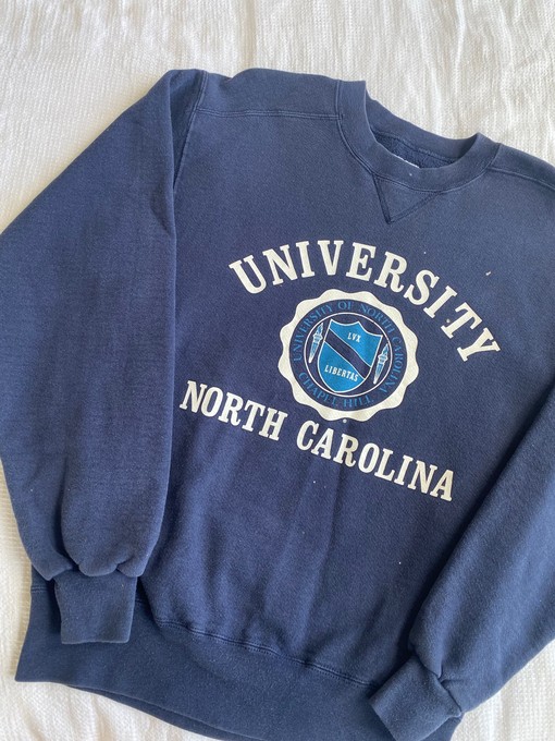 UNC Crewneck Sweatshirt, Carolina Hoodie Shirt for NCAA Fans, State University Shirt for College Students