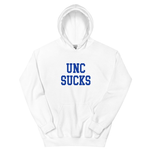 UNC Sucks Duke Rivalry Hoodie Sweatshirt - NCAA Sport Shirt for Fans, Keyword: sport shirts unisex