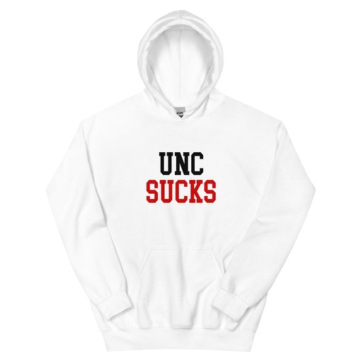 UNC Sucks NC State Rivalry Hoodie Sweatshirt - NCAA Sport Shirt for Fans, Keyword: sport shirts unisex