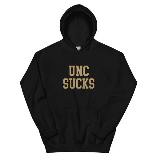 UNC Sucks Wake Forest Hoodie Sweatshirt - NCAA Sport Shirt for Fans, Keyword: sport shirts unisex