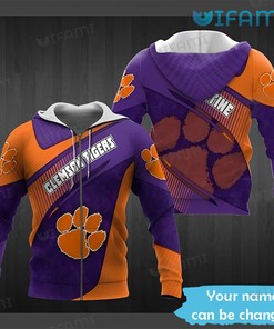 US Flag Clemson Tigers 3D Hoodie All Over Print for Fans