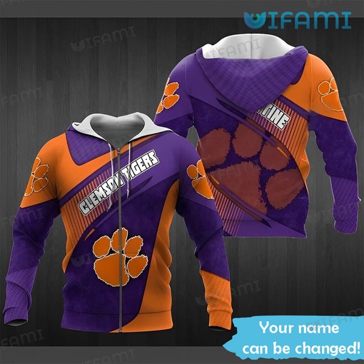 US Flag Clemson Tigers 3D Hoodie All Over Print for Fans