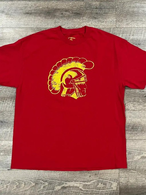 USC Trojans NCAA Red Sport Shirt Hoodie for Football Fans