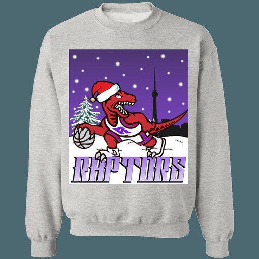 Ugly Christmas NBA Vintage Sweatshirt Hoodie Shirt for Toronto Raptors Fans - Image 3