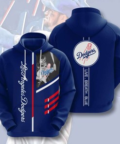 Ultimate All Over Print 3D Hoodie - Perfect for Los Angeles Dodgers Fans