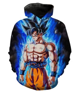 Ultra Instinct Goku Hoodie in 3D for Fans of Dragon Ball Super - Show Your Saiyan Pride