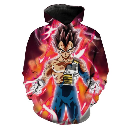 Ultra Instincts Vegeta Dragon Ball Hoodie with 3D All Over Print