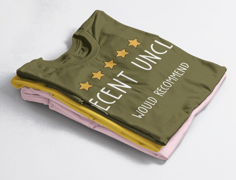 Uncle Best Uncle Ever Shirt and Decent Uncle Unisex Tee, My Uncle Gift with Fathers Day Gift Quote, Movie Shirts for Men - Image 4