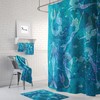 Underwater and Beach Theme Mermaid Shower Curtain with Optional Bath Set, Bring the Ocean to Your Bathroom