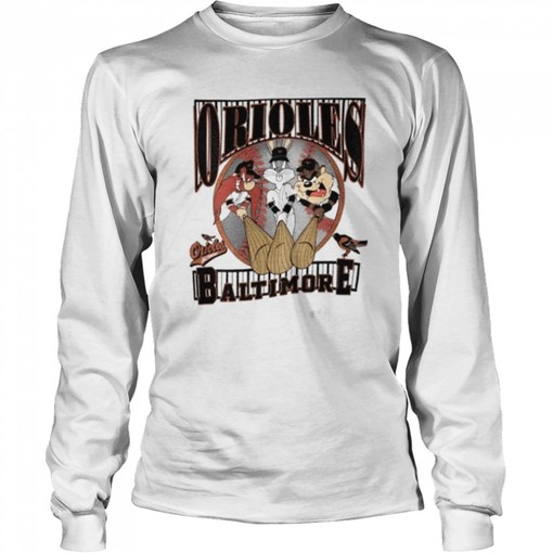 Unique Baltimore Orioles And Baltimore Ravens Tiny Heart Shape T-Shirt For State University Fans - Image 2