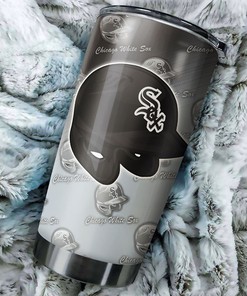 Unique Chicago White Sox MLB Tumbler with Lovable Dog Design and MLB Logo