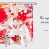 Unique Disney Red Tie Dye Shower Curtain, Waterproof and Washable, Custom Sizes for a Fun Bathroom Decor