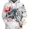 Unique Melee Weapons Robot All Over Print 3D Hoodie with Intriguing Graphics