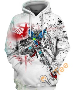 Unique Melee Weapons Robot All Over Print 3D Hoodie with Intriguing Graphics