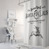 Unique Reindeer Christmas Shower Curtain for Holiday Bathroom Decor