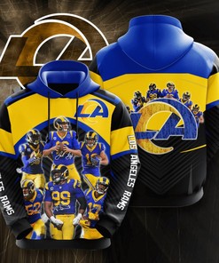 Unique Style All Over Print Hoodie for Los Angeles Rams from Printful