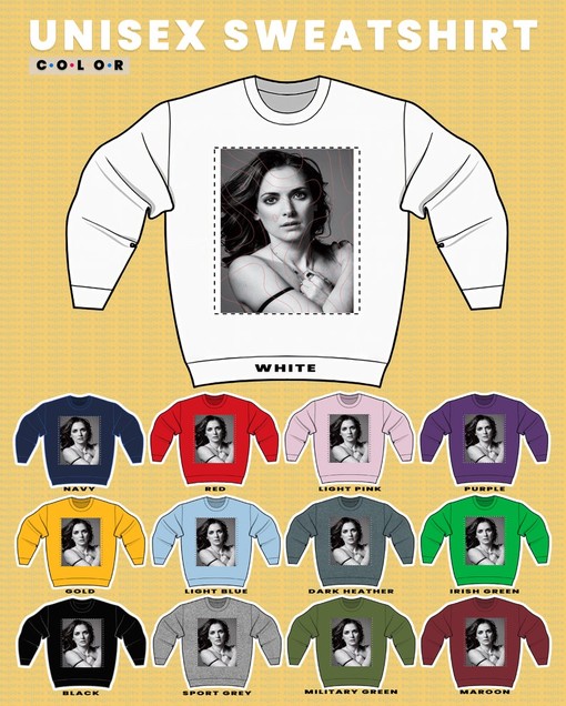 Unique Winona Ryder Design Sweater, 90s Retro Style Fan Art Tee - Image 3