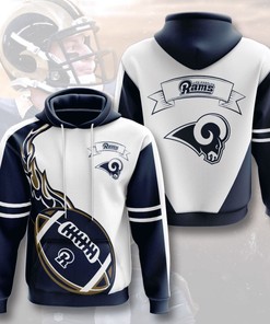 Unisex 3D Hoodie All Over Print Design - Los Angeles Rams Football Fan
