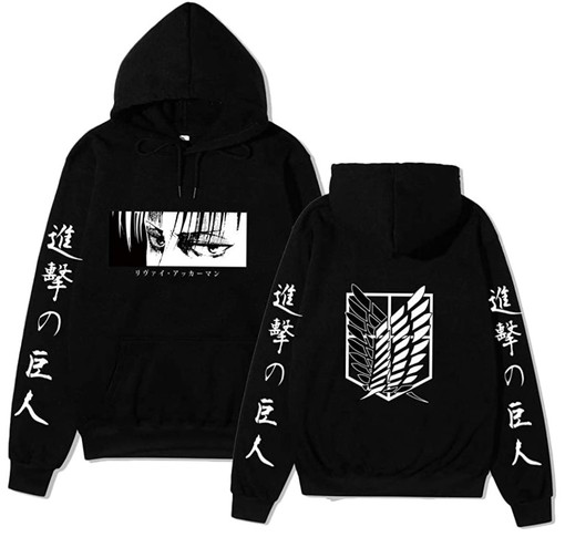Unisex 3D Hoodie - The Wings of Freedom Print Pullover - Attack on Titan Edition