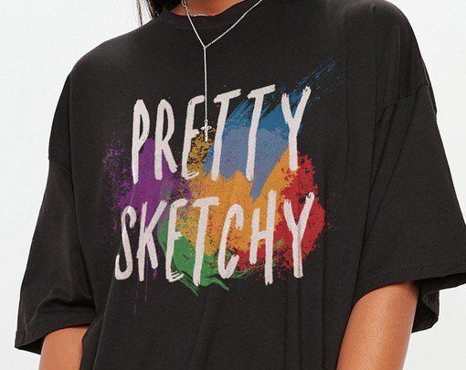 Unisex Artist Sketching Lover Shirt - Pretty Sketchy Gift for Art Teachers - Image 2