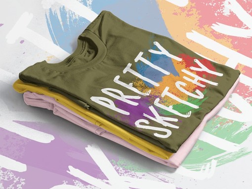 Unisex Artist Sketching Lover Shirt - Pretty Sketchy Gift for Art Teachers - Image 4