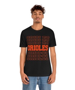Unisex Baltimore Orioles Baseball Jersey Tee, perfect for MLB Fan Gameday Apparel