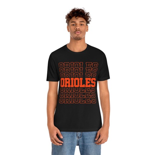 Unisex Baltimore Orioles Baseball Jersey Tee, perfect for MLB Fan Gameday Apparel