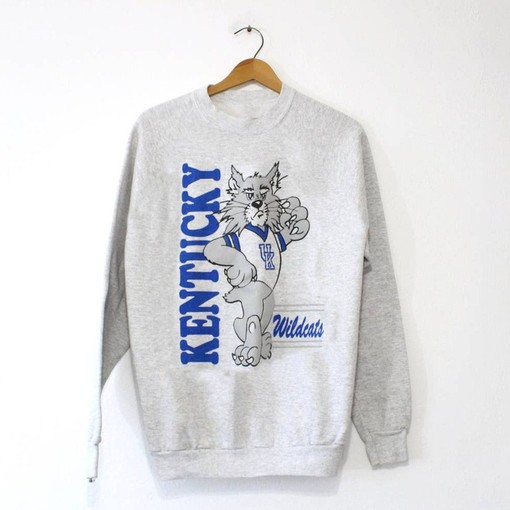 Unisex Kentucky Wildcats Sweatshirt with Vintage 90s Logo