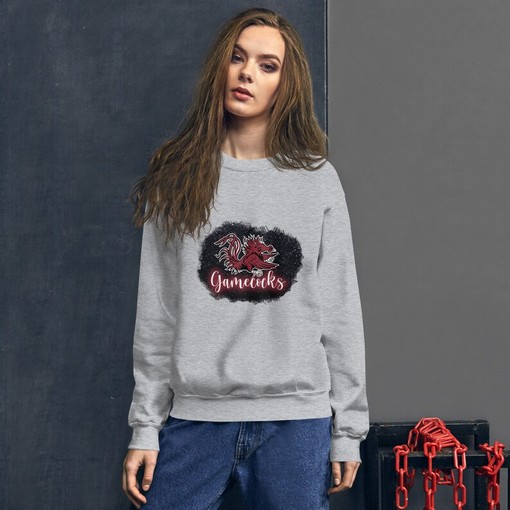 Unisex South Carolina Gamecocks Sweatshirt - Sport Shirts Girls for NCAA Fans - Image 3