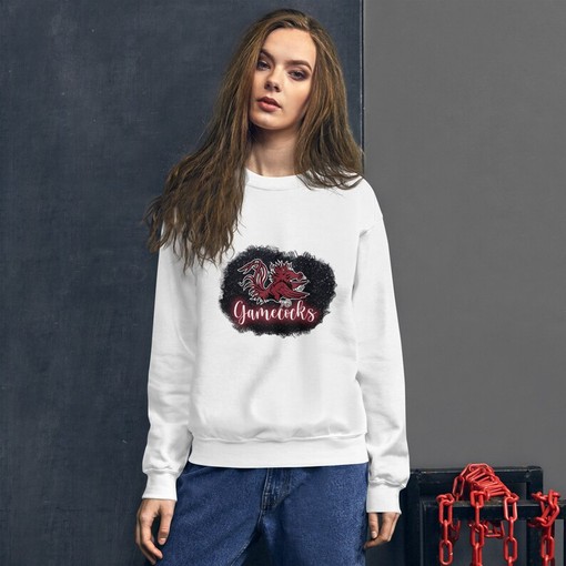 Unisex South Carolina Gamecocks Sweatshirt - Sport Shirts Girls for NCAA Fans - Image 4