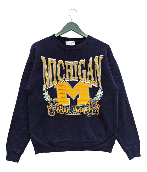 Unisex Sweatshirt Hoodie Shirt - Vintage Style 89 Michigan Ann Arbor