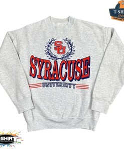 Unisex Syracuse Orange Shirt featuring Vintage NCAA Syracuse University Logo Sweatshirt