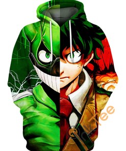 Unite as Young Heroes with Split 3D Hoodie Design
