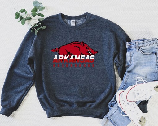 University Of Arkansas Crewneck - Arkansas Razorbacks Sweatshirt, Woo Pig Sooie Sweatshirt, Call The Hogs Hoodie - Image 4