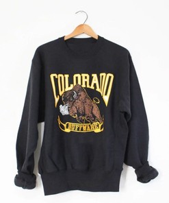 University Of Colorado Buffaloes Vintage Style Sweatshirt - Perfect Gift For Him Or Her ncaa shirts women